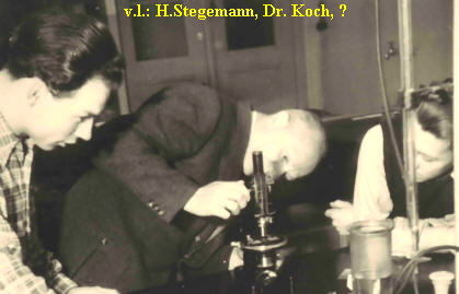 v.l.: H.Stegemann, Dr. Koch, ?