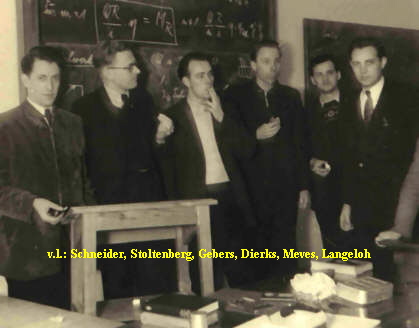 v.l.: Schneider, Stoltenberg, Gebers, Dierks, Meves, Langeloh