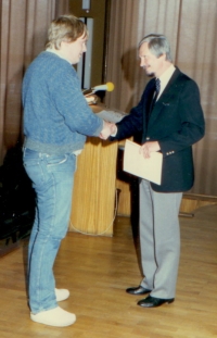 Absolventenverabschiedung in den 80er Jahren