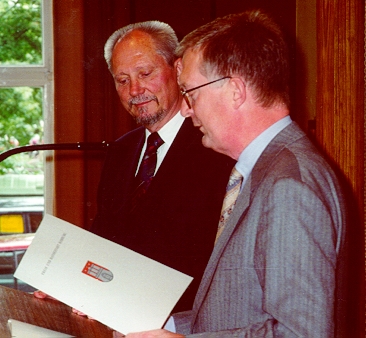 Ehrensenator Prof. Erhard Wiebe